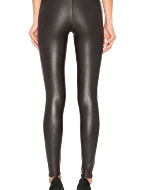 SPANX Black Shiny Leggings